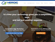 Tablet Screenshot of heroictec.com
